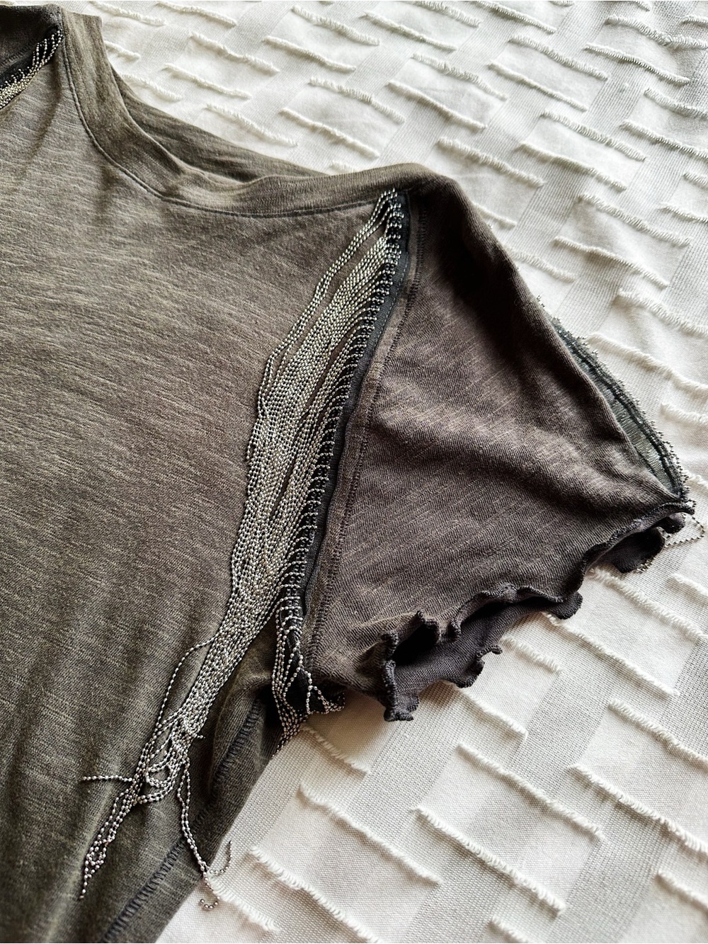 Free People Bang Bang fringe tee - Picture 5 of 10